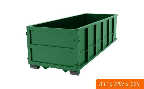 delivery times may vary depending on the availability of 40 yard dumpsters in your area and the specific service provider